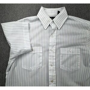 Vintage Sears Men's Store Kool Weave 80s Disco Retro‎ Dress Shirt Size M Striped